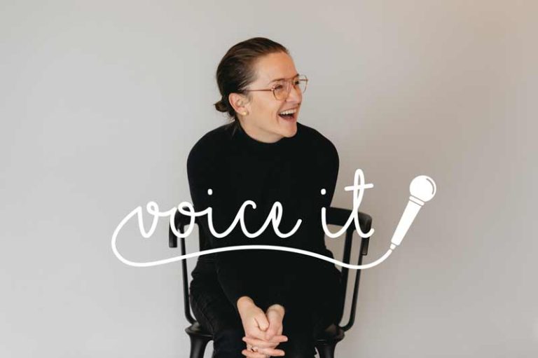 Giedre from Honeycomb.Design on the Voice It podcast